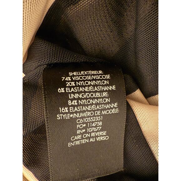 Alice + Olivia Kerrie Lace Panel Sleeveless Sheath Dress - Size 8 - Picture 9 of 11